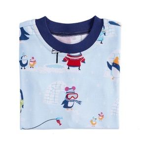 Pottery Barn Kids | snug fit penguin pajama set 2T